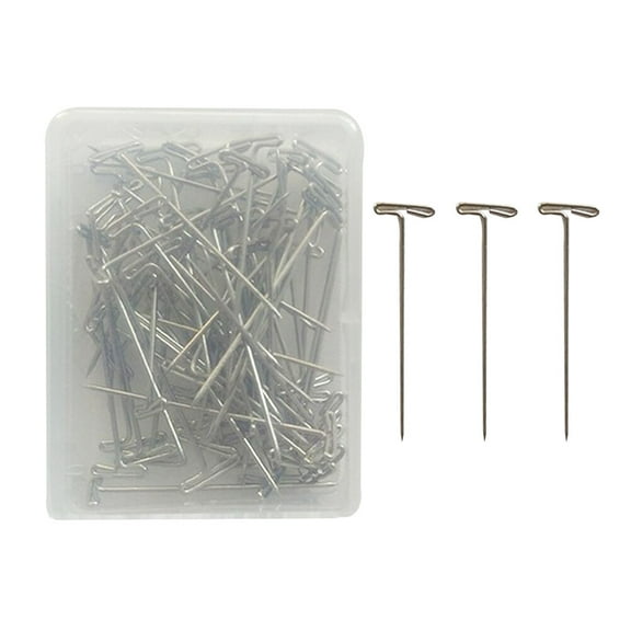 OULII Millinery Supplies T-Pins Silver 450Pcs for Modelling Crafts and Display