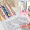 thumbnail image 1 of TFixol Cartoon-Inspired 0.5mm Erasable Gel Pen with Press-Type Magic Eraser, Blue Ink, 6PCS Set for Students & Gift Giving, 1 of 6