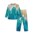 thumbnail image 2 of Kll Beach Sleepwear Mens Flannel Pajamas,Long Cotton Pj Set, 2 of 9