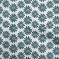 thumbnail image 1 of oneOone Cotton Cambric Turquoise Blue Fabric Asian Floral Block Sewing Fabric By The Yard Printed Diy Clothing Sewing Supplies 56 Inch Wide, 1 of 4