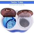 thumbnail image 4 of Costway Portable Mini Washing Machine Compact Twin Tub 15.4lbs Washer Spin Spinner, 4 of 10