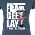 thumbnail image 3 of A Christmas Story - Ahhh Fra Gee Lay Must Be Italian - Juniors Fitted Graphic T-Shirt, 3 of 5