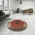 thumbnail image 3 of Ahgly Company Indoor Rectangle Traditional Dark Almond Brown Persian Area Rugs, 8' x 10', 3 of 6