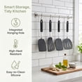 thumbnail image 2 of Unique Bargains Kitchen Utensils Set with Heat-Resistant Spatula Tools Black 4Pcs, 2 of 5