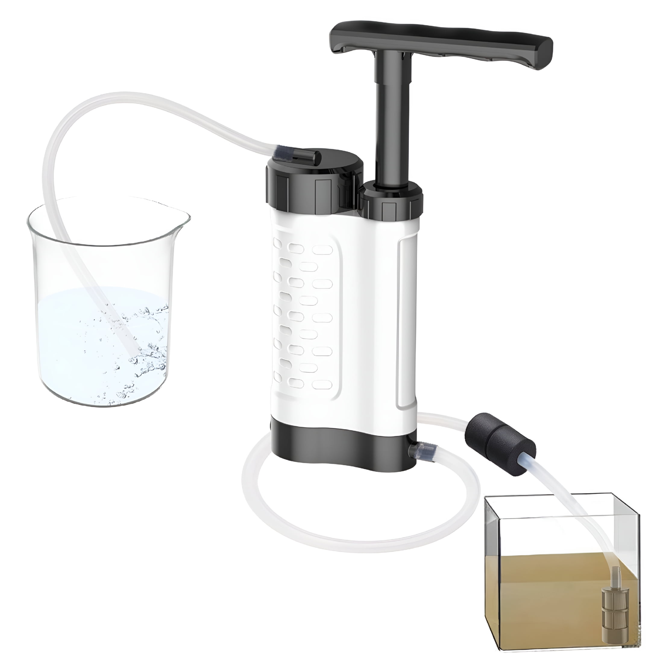 HIBIBUD 2026 New Outdoor Purifier, 0.01 Water Filter Portable Water Filtration System for Emergency, Camping, Hiking, Backpacking for Survival, Travel, Outdoor Adventures, Sports, Fishing, Trekking