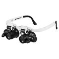 thumbnail image 1 of 8/15/23x Hands Magnifier Eyeglasses with 2 LED Lights, 1 of 8