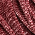 thumbnail image 6 of EcoThread ™ Plush Textured Heathered Soft Oversized Throw Blanket, Wine, 6 of 9