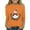 Orange, variant on Kids Tops 3/4 Long Sleeve Round Neck Cute Casual Comfortable Festive Print Everyday Top Christmas Gifts for Boys and Girls 3-12 Years(White#1,7-8 Years)