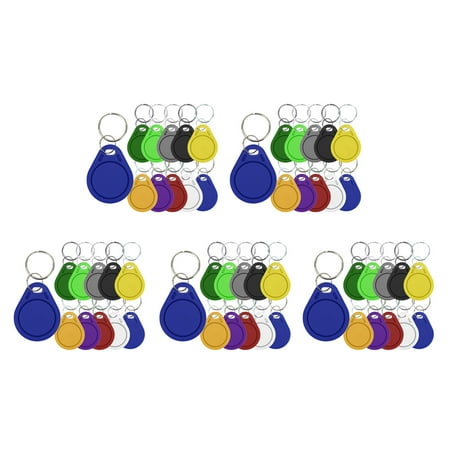

250Pcs UID 13.56MHz Block 0 Sector Writable IC Card Clone Changeable Smart Keyfobs Key Tags 1K S50 RFID Access Control