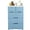 Blue, variant on Wuzstar Drawer Storage Tower Closet Organizer, 6 drawers, Plastic