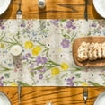 thumbnail image 3 of Sm:)e Rabbits Ducks Floral Leaves Easter Table Runner 13x72 Inch, 3 of 6