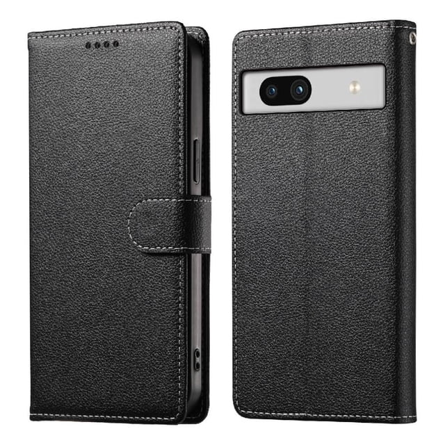 Case for FOXDOCK Google Pixel 7A Wallet Case – Premium Leather, 3 Card Slots, Shockproof Protection