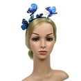 thumbnail image 2 of Diadema de mariposa Zulema estilo boho azul 16 x 20 x 2 cm, 2 of 8