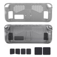 thumbnail image 2 of Estuche de protección con pegatinas de botón de panel táctil de soporte para Steam Deck (gris) Ehuebsd Para estrenar, 2 of 9