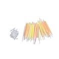 thumbnail image 1 of 100 barras luminosas de neón para Halloween, pulseras, suministros para fiestas, decoraciones, collares luminosos multicolores para decoración de 20 cm x 05 cm, 1 of 9