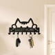 thumbnail image 1 of Soporte para llaves para pared, llavero decorativo negro, decoración de pared de metal, oficina, pasillo, entrada, ganchos para llaves, colgador de perfecl Ganchos de pared, 1 of 8