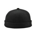 thumbnail image 1 of Gorras de de Bola Sin Borde para Mujer Unisex, Sombrero de Pescador de Pintor Mecánico , Negro, Único BLESIY sombrero de moda, 1 of 8