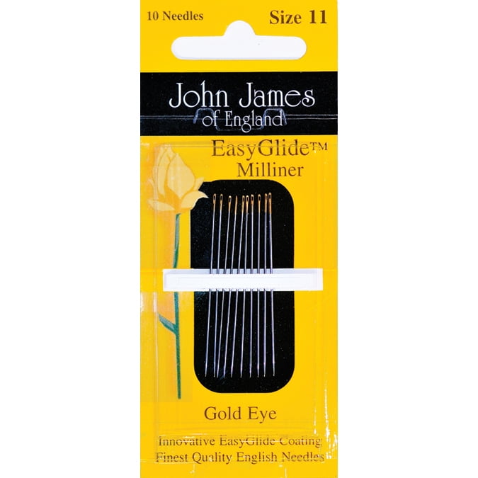 Size 5/10 Colonial Needle 16 Count John James Milliners/Straw Assorted Needles