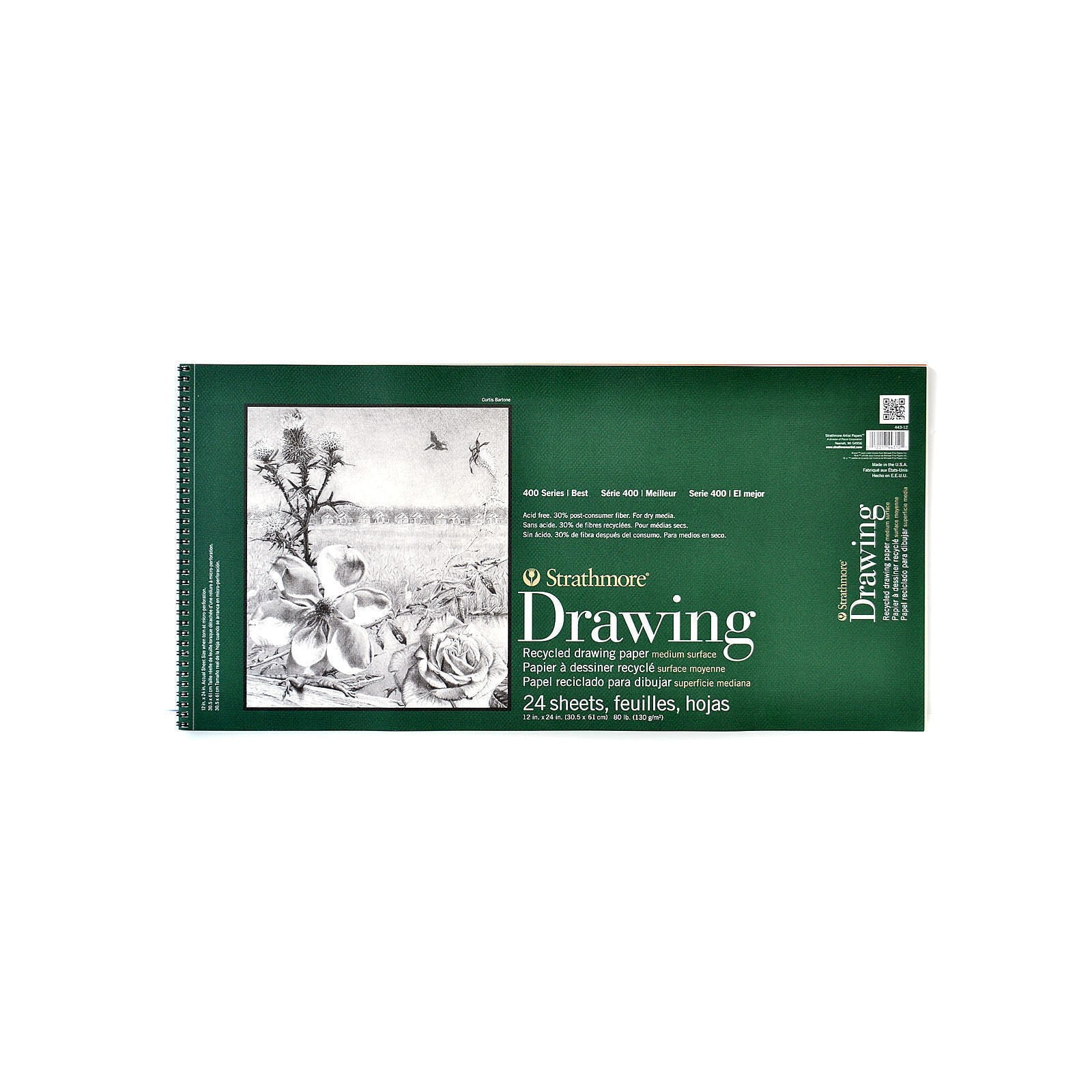Series 400 Premium Recycled Drawing Pads 9 in. x 12 in. (pack of 3)