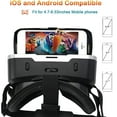 thumbnail image 4 of VR Glasses Virtual Reality Glasses Compatible with IPhone & Android 3D VR Glasses with Bluetooth Controller, HD Virtual Reality Anti Blu-ray Lens for 3D Film and Games, 4 of 9