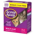 Scoop Away MultiCat Clumping Cat Litter, 7Day Odor Control, Dust Free