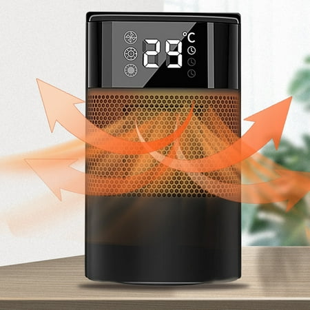 

Space Heater WMYBD Heater Small Space Heater 60° Oscillating Electric Heater For Indoor Use Digital Thermostat 3 Modes 12h Timer Portable Personal Heater Ceramic Heater Quick Gifts