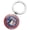 C, variant on 250th Anniversary Stainless Steel Keychain, 1.5 Inch Circular Charm with Stars, USA Patriotic Souvenir Key Ring for Memorial, 1 Pc