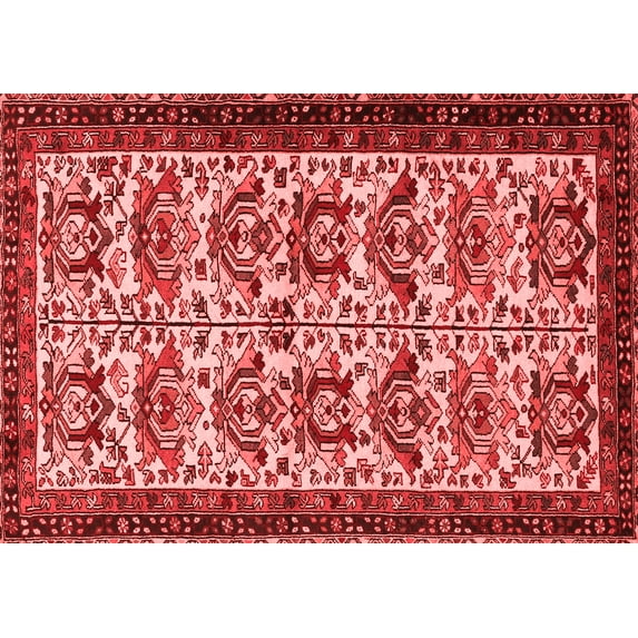 Ahgly Company Indoor Rectangle Persian Red Traditional Area Rugs, 5' x 8'