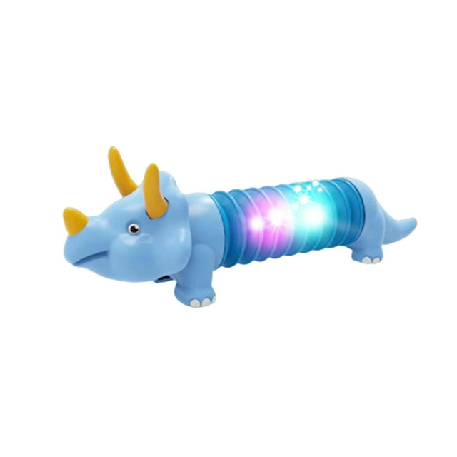 Favores de fiesta juguete de viaje NikouMX tubos elásticos de dinosaurio de dibujos animados 13,2*6 cm
