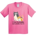thumbnail image 3 of Inktastic I Love My Grandma Loves Me Cat Youth T-Shirt, 3 of 5