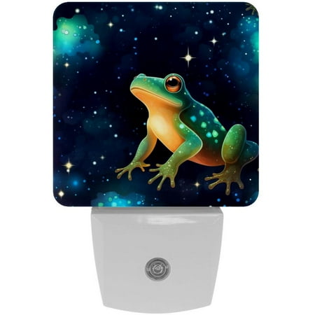 

Star Frog LED Square Night Lights - Portable and Stylish for Bedroom and Kids Room - Enhance Your Space with Soft and Soothing Illumination