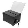 thumbnail image 3 of Suggestion Box Ballot Box Donation Box With Lock For Fundraising Ballot Box, 3 of 9