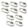 thumbnail image 2 of M3.5 D Shape Quick Links 304 Stainless Steel Quick Chain Repair Links Lock Ring (10PCS), 2 of 4
