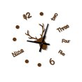 thumbnail image 2 of Monstrate Calcomanía de reloj despertador, pegatina de reloj de bajo ruido, decoración acrílica, reloj de pared ajustable DIY, café Decoración del hogar Café, 2 of 6
