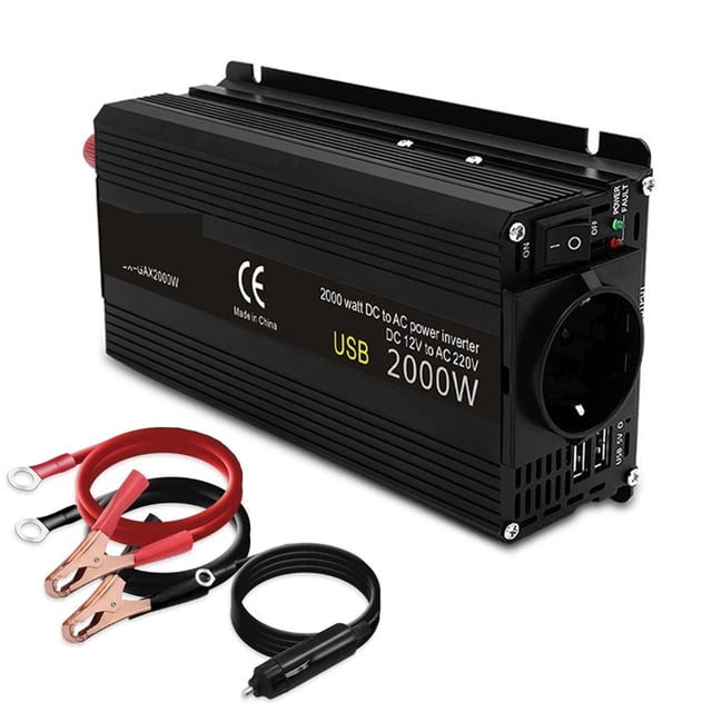 Modified Sine Wave Micro Car Inverter 12V 220 Sine Wave 12V To 5V Converter AC Voltage With Dual USB Charger For Phone Tablet Notebook ,Safety