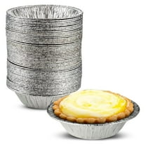Aluminum Pie Pan 5" - Disposable Tart Pan (Pack of 50) - Made in the USA