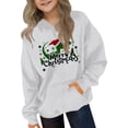 thumbnail image 6 of BaoFuBaoMei Hoodies for Boys Girls Christmas Merry Christmas Long Cuffed Sleeve Sweatshirt Tops with Pockets Loose Hooded Fall Clothes for Christmas Dinner Vacation Holiday, 6 of 6