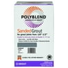 Custom Building Products 19 Polyblend Sanded Tile Grout, 7-Pound, Pewter