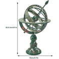 thumbnail image 3 of Desktop ornament,Vintage Sphere Globe Antique Brass Tabletop Armillary Antique Tripod Desk Educational & Learning Globe Decorative Vintage Tripod Desk Globe World Glob Table Decor Gift, 3 of 8