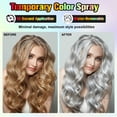 thumbnail image 5 of Hair Color Spray, Temporary Washable Hair Dye, Instant Color, Quick Dry, Non-Sticky, Easy Wash Out, Bright Colors for Parties, Festivals & Events (120ml), 5 of 10