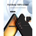 thumbnail image 2 of 3 in 1 for Samsung Galaxy S23 Case, with 2 Pack Screen Protector, with Full Camera Cover Protection，Liquid Silicone Slim Shockproof Protective Phone Case for Samsung S23 5G 6.1 (Black)…, 2 of 12