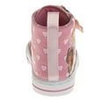 thumbnail image 3 of Disney Princess' Girls' High Top Sneakers. (Toddler/Little Kids) - Pink, 10, 3 of 6