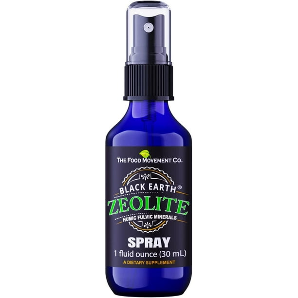 The Food Movement Black Earth Zeolite with Humic and Fulvic Acids and Trace Minerals for Detox