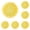Yellow*6, variant on 6 Pack Artificial Lemon Slices, 1.97" Yellow Fake Plastic Fruit Slices for Tiered Tray Decor, Reusable Faux Lemons, Centerpieces Display