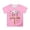 Pink, variant on Girls Casual Short Sleeve Cartoon Print Tee Round Neck Loose Fit Top for Preschool Kindergarten Graduation Photo and Everyday Wear Oversized T-shirts Basic Cute Tees Crewneck Casual Tops