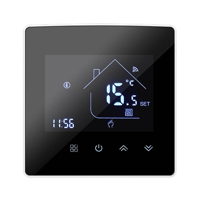Termostato WiFi programable para caldera de agua y gas, termostato de calefacción para casa inteligente. Caldera de gas de agua
