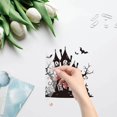 1 Set PVC Window Static Sticker Flat Round Shape for Window or Stairway ...