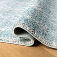 thumbnail image 5 of SAFAVIEH Tunisia Velasco Geometric Area Rug, Aqua/Ivory, 5'3" x 7'7", 5 of 7