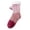 Pink&26#0813H, variant on Fabrcox Unisex Fuzzy House Slipper Socks, Soft Plush Color Block, Non Skid Grips Fluffy Winter Indoor Crew Socks for Sleeping at Home (Gray)