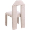 thumbnail image 6 of Meridian Furniture Bennett Beige Chenille Fabric Dining Chair (Set of 2), 6 of 7